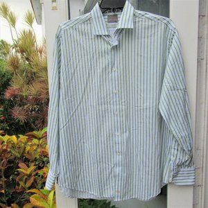THOMAS DEAN NWOT LS Flip Cuff Button Shirt - XL